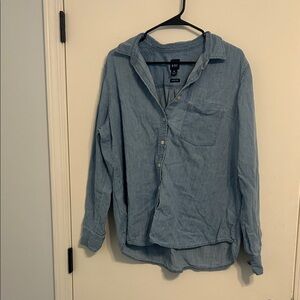 Gap Light Blue Denim Shirt